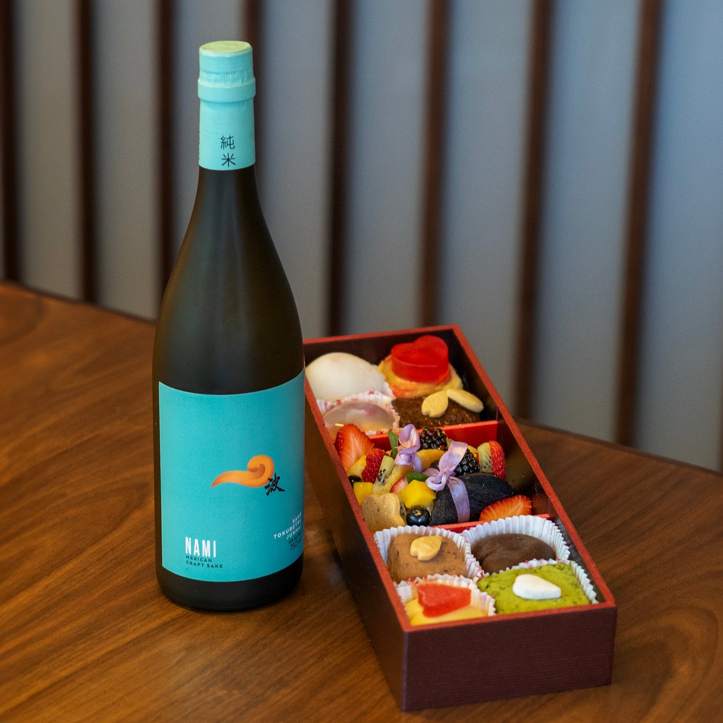Regalo de San Valentín de chocolates y dulces japoneses
