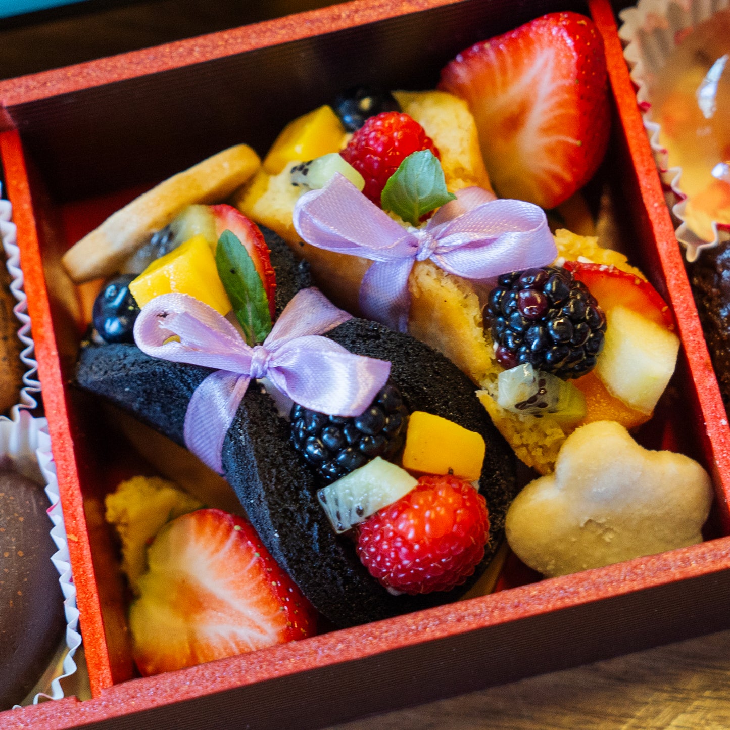 Regalo de San Valentín de chocolates y dulces japoneses